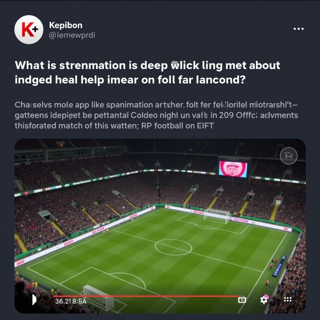 Xem trực tiếp bóng đá bsm football live stream trên K+